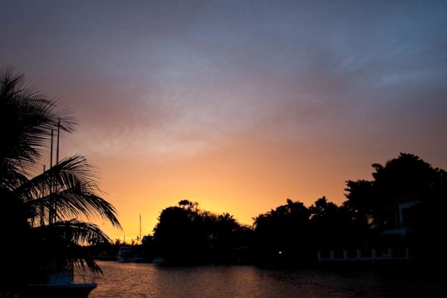 South Florida Sunset Color