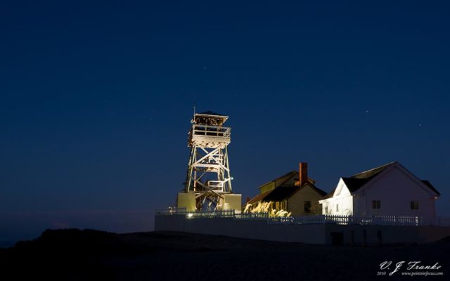 The House of Refuge at Gilbert's Bar on Hutchenson Island as twilight begins a new day.