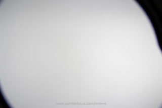 Cokin Z-Pro holder on Canon EF-S 10-22mm f/3.5-4.5 USM at 10mm focused with infinity protected with a standard thickness UV filter. The left side of frame shows 2-slot configuration, right side shows 3-slot configuration. Holder rotated approximately 30 degrees counter clockwise.