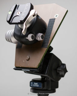 Tripod head wedge