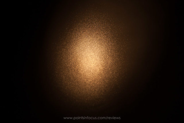 Plus semi-gloss on axis reflection