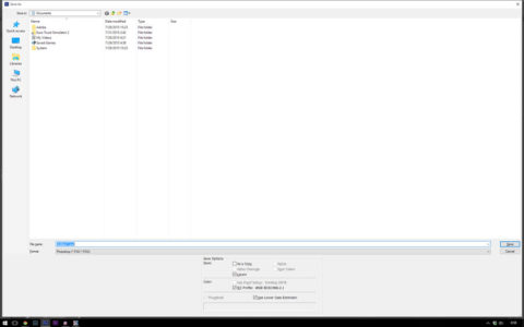 Open and save dialog resize bug in Photoshop CS6, and no the window isn't maximized.