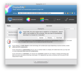 displaycal via zero install displaycal via zero install