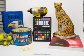 Color reproduction test using a standard 3200K 250 W tungsten photo flood. Custom DNG Profile.