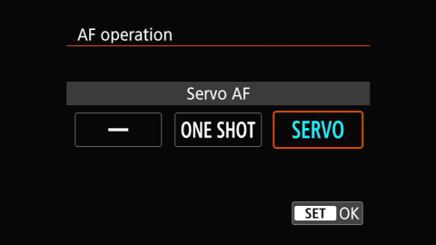 AI servo characteristics